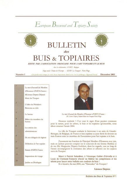 Buis & Topiaires n°01