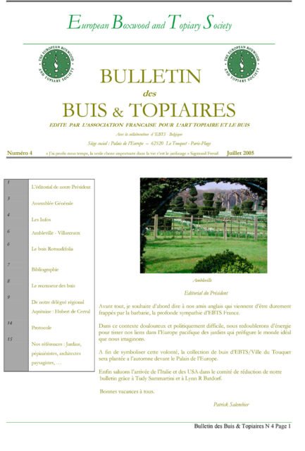 Buis & Topiaires n°04
