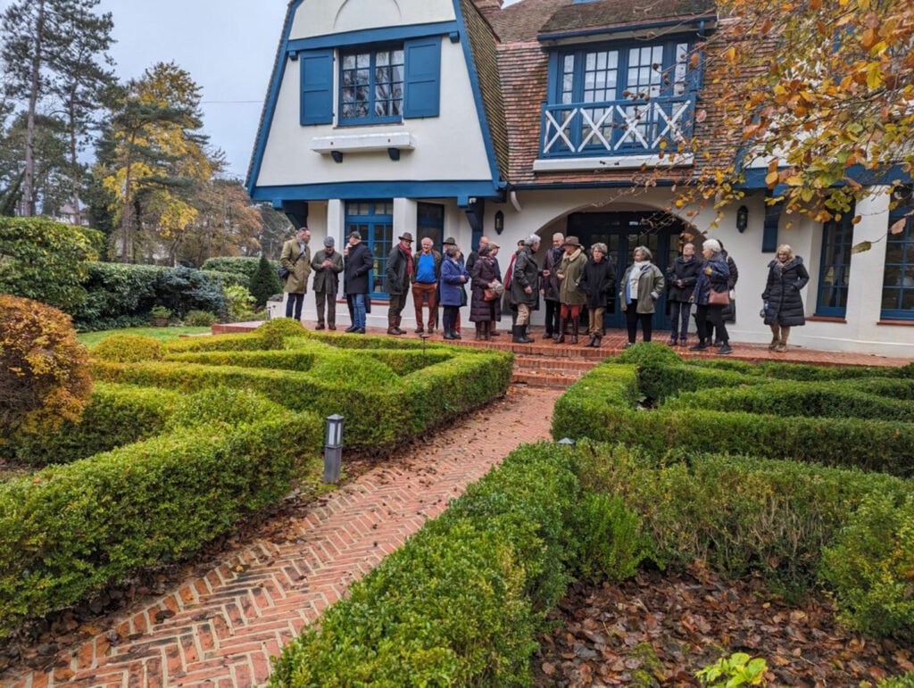 Le parterre de buis du Clos Fleuri
