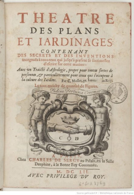 Claude Mollet, Théâtre des plans et jardinage