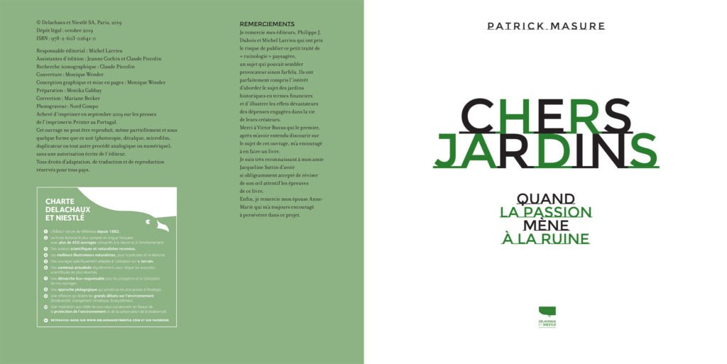 Chers Jardins, Patrick Masure