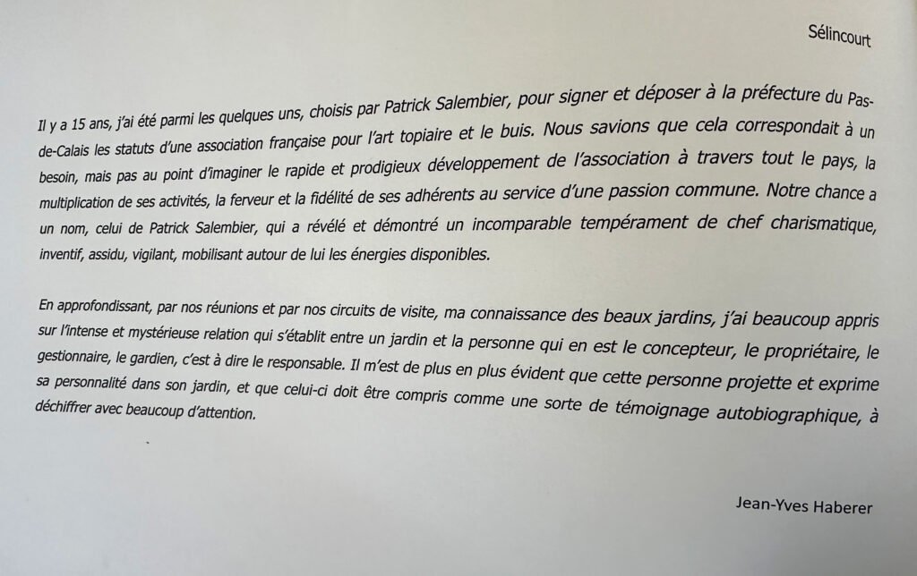 Texte de Jean-Yves Haberer