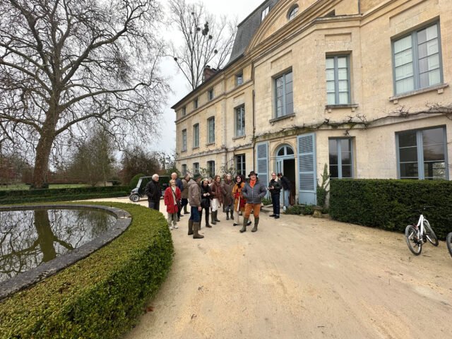 Départ de la visite des jardins - Domaine de Primard