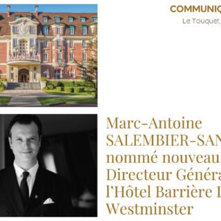 Marc-Antoine Salembier-Santi nouveau Directeur Général du Westminster
