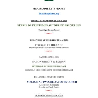 Programme EBTS France 2026