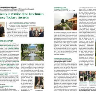 Remise des Prix Henchman/EBTS et visite des jardins de Primard